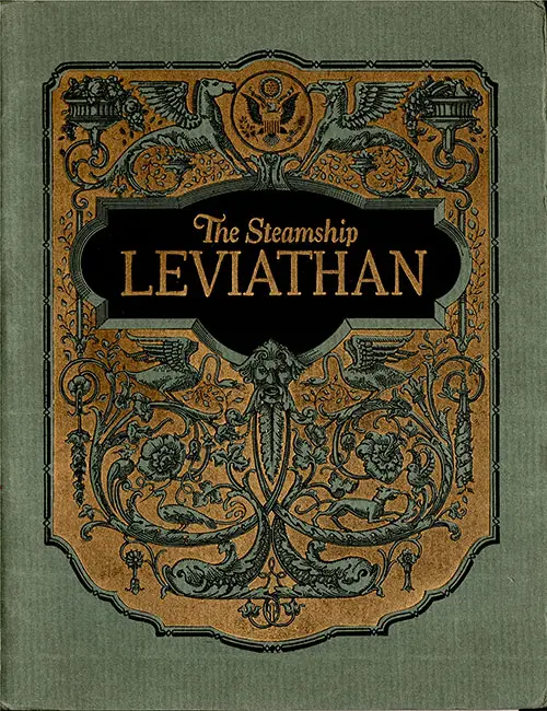 United States Lines Leviathan brochure cover