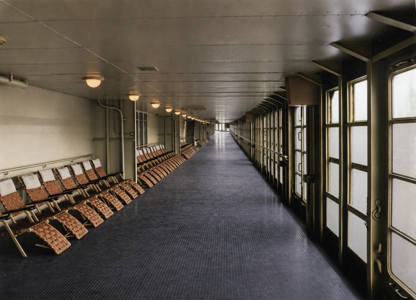 Representative image for SS United States interior and public-room exploration.
