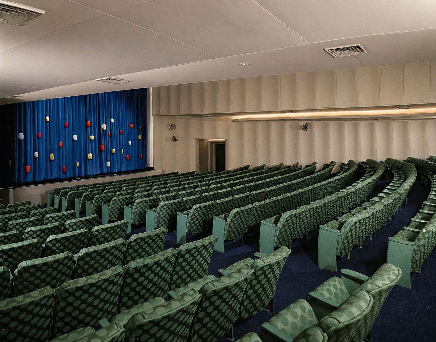 First Class and Cabin Class Theatre aboard SS United States
