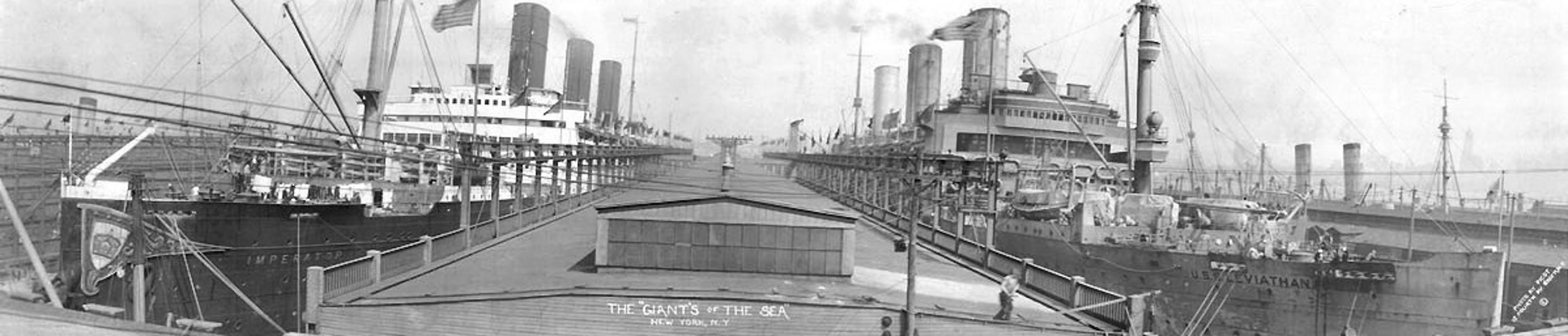 SS Imperator and USS Leviathan