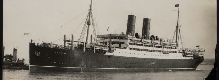 RMS Andania (Cunard Line ship image)