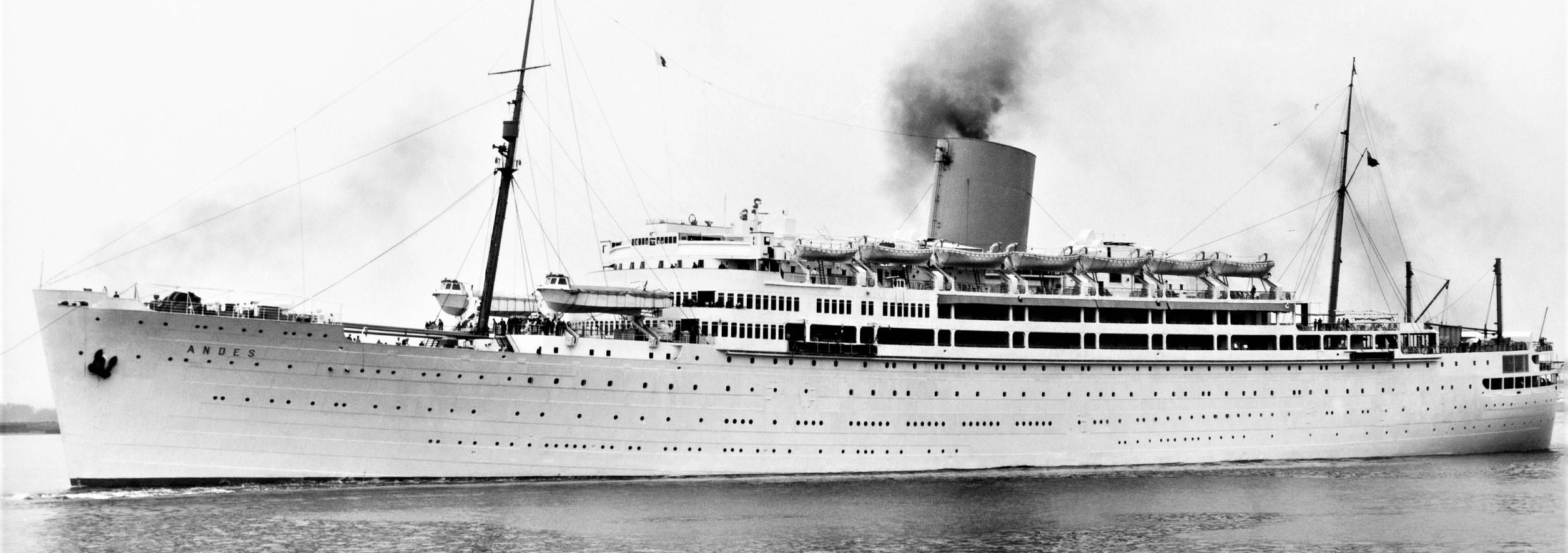 RMS Andes (Royal Mail Lines, launched 1939)