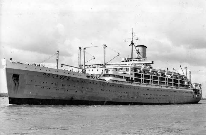 RMS Orcades of the Orient Line, 1948
