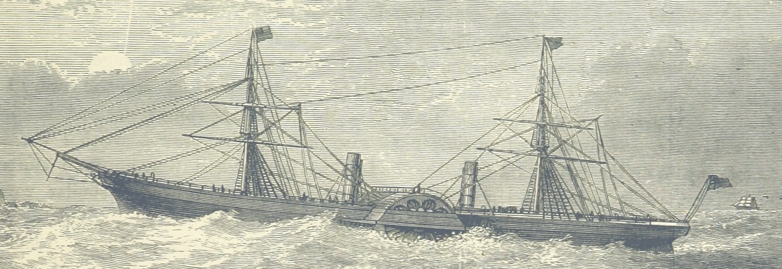 RMS Scotia (Cunard paddle steamer) ship image