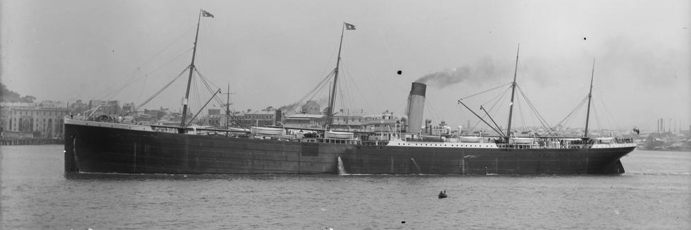 SS Afric (White Star Line ship image)