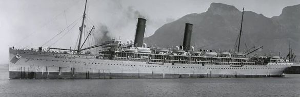 SS Armadale Castle at sea