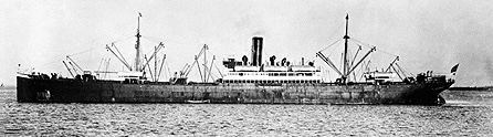 SS Belgravia at sea