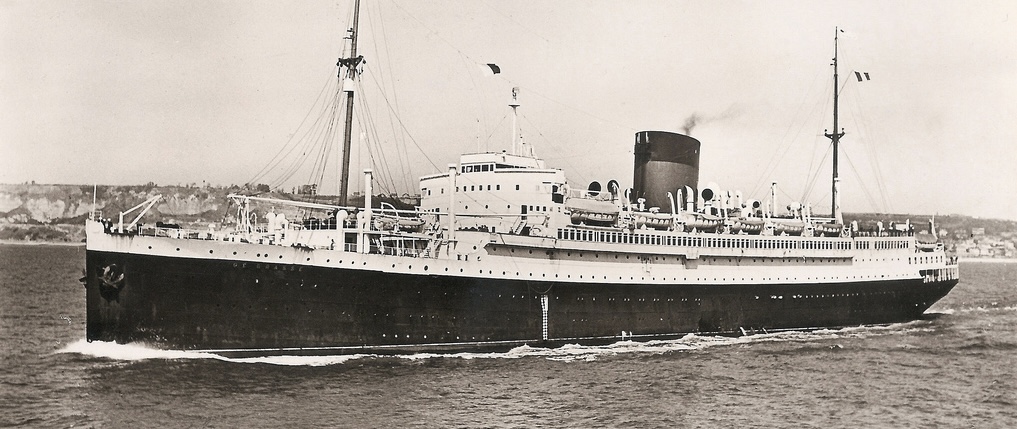 SS Champlain (French Line ship image)