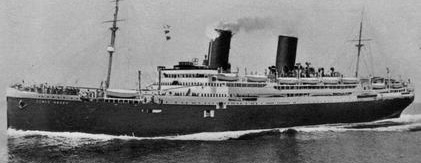SS Conte Rosso (Italian Line ship image)