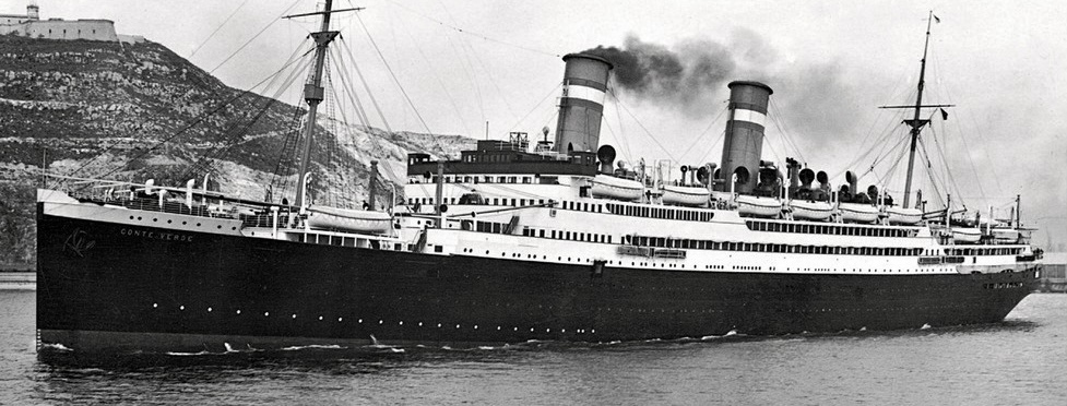 SS Conte Verde (Italian liner image)