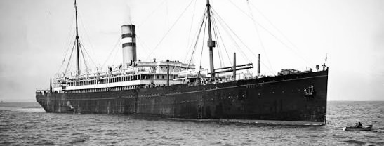 SS Noordam at sea