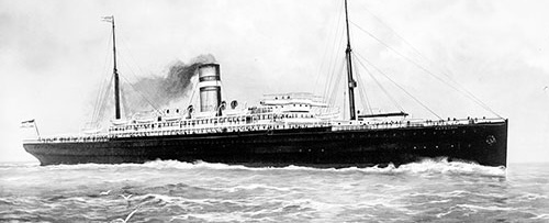 SS Potsdam of the Holland America Line