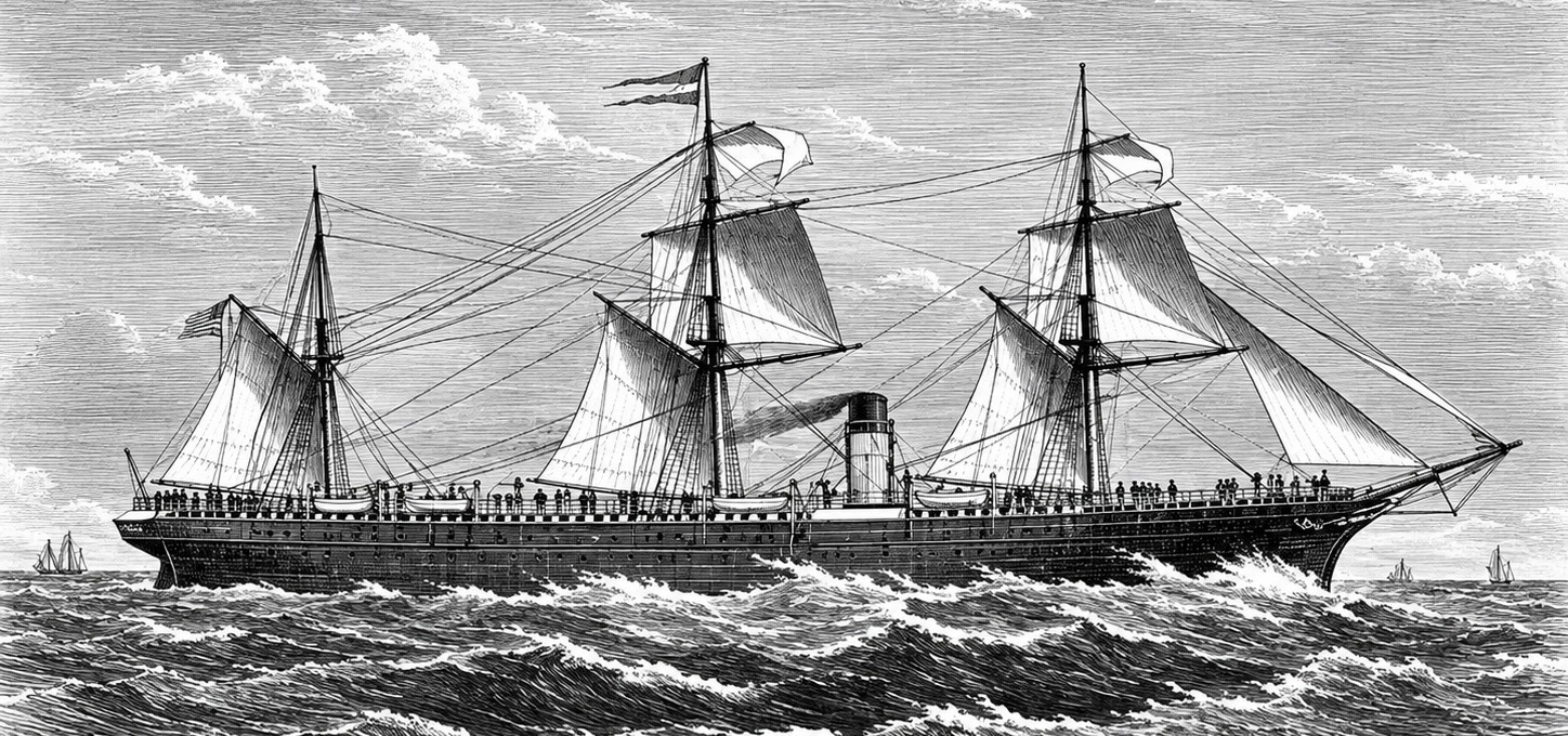 SS Russia of the Cunard Line