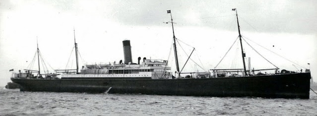 SS Winifredian at sea