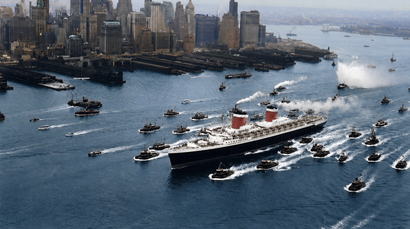 Representative image for a page about SS United States and her speed record.