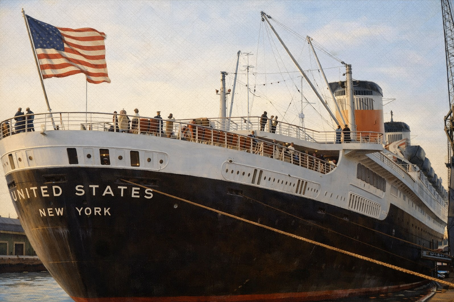 SS United States seen in a dramatic closing image at the end of the page.
